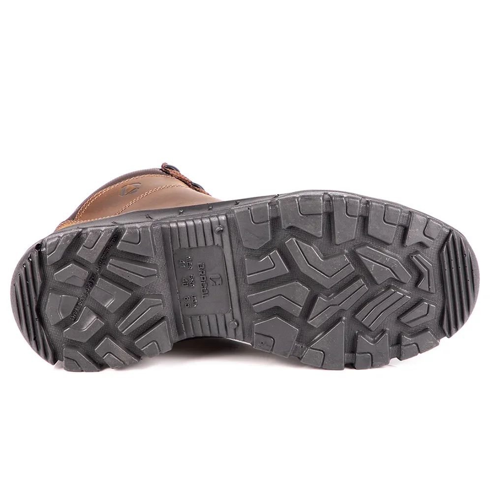 Bota de Segurança Wvdg Horizon Hidrofugado Bico Pvc Ca 40872 Marrom - Bracol