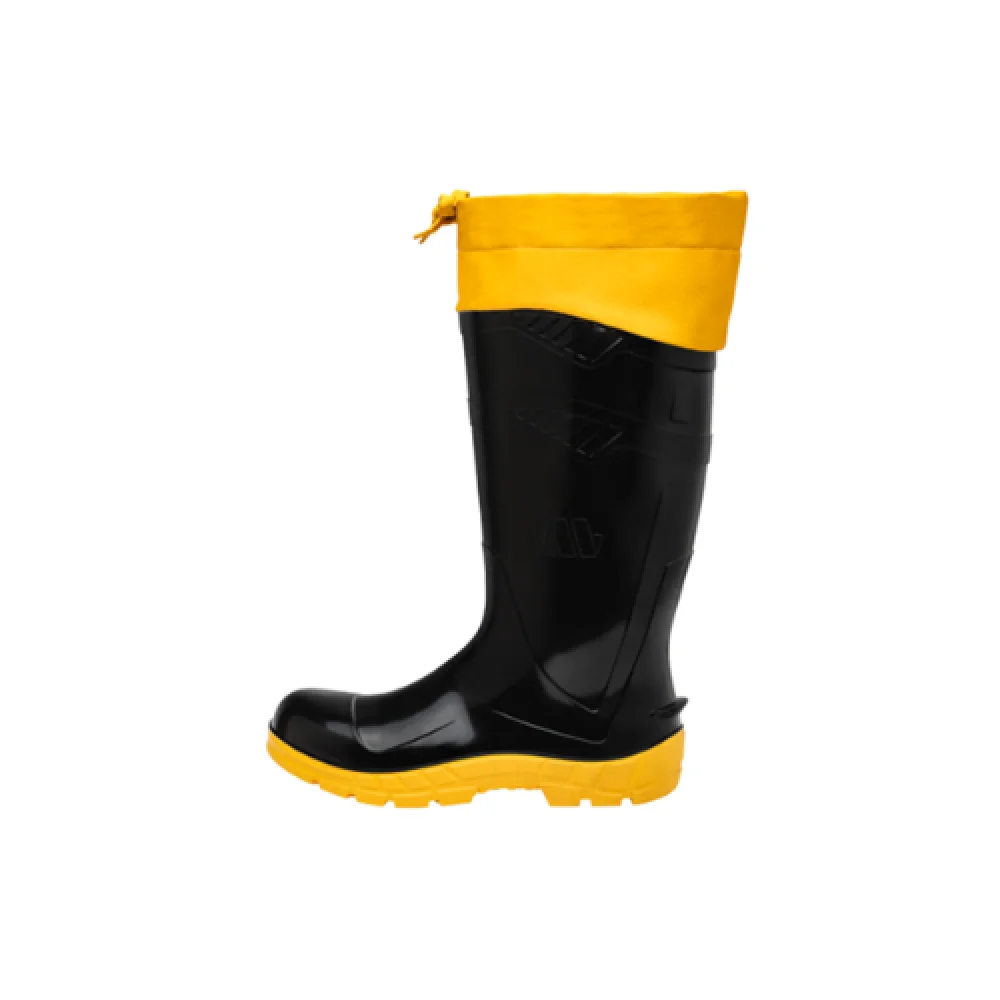 Bota Pvc Cano 32 CM com Forro e Polaina Preta - 100Aworkf - Marluvas - Ca 42673