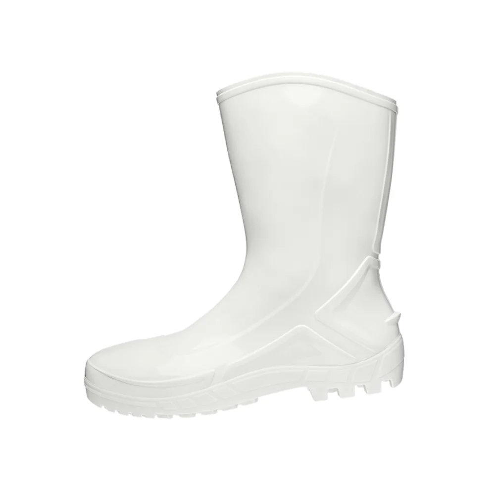 Bota Pvc Cano Médio 28Cm Branca com Forro 110Vflex Ca 42291 - Vulcaflex