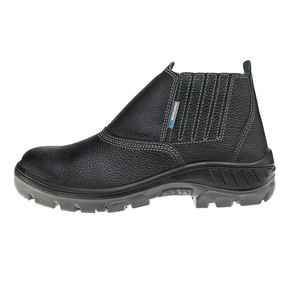 Botina Marluvas 95B19-Bp Couro Relax Bico Pp Ca 41419