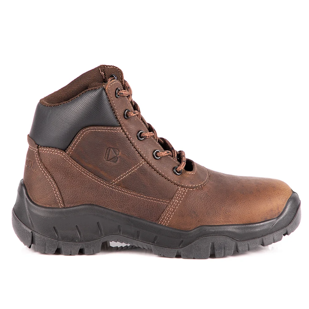 Bota de Segurança Wvbg Horizon Hidrofugado Bico Pvc Ca 40872 Marrom - Bracol