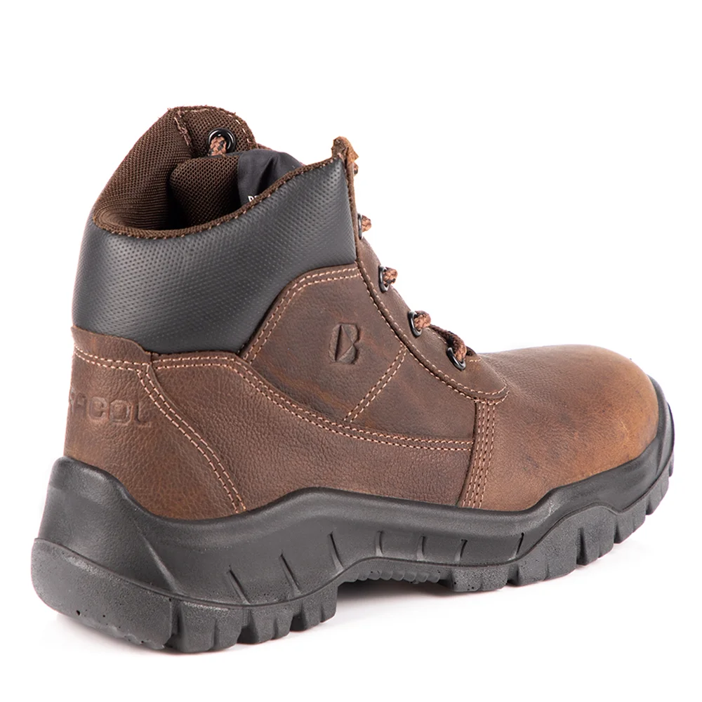 Bota de Segurança Wvbg Horizon Hidrofugado Bico Pvc Ca 40872 Marrom - Bracol