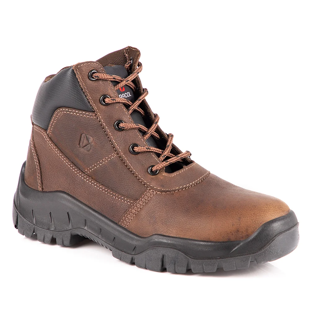 Bota de Segurança Wvbg Horizon Hidrofugado Bico Pvc Ca 40872 Marrom - Bracol