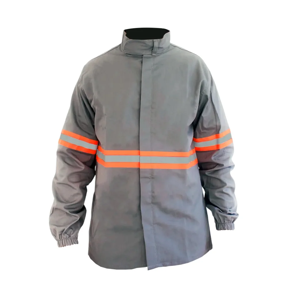 Camisa Eletricista Nr10 Risco 2 Cinza C/Faixa Refletiva Ca 46298 Guardian