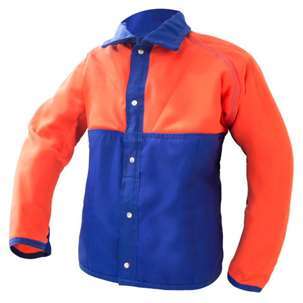 Camisa Motosserrista Anti Corte Azul e Laranja Tam Gg Ca 41080 - Protspray