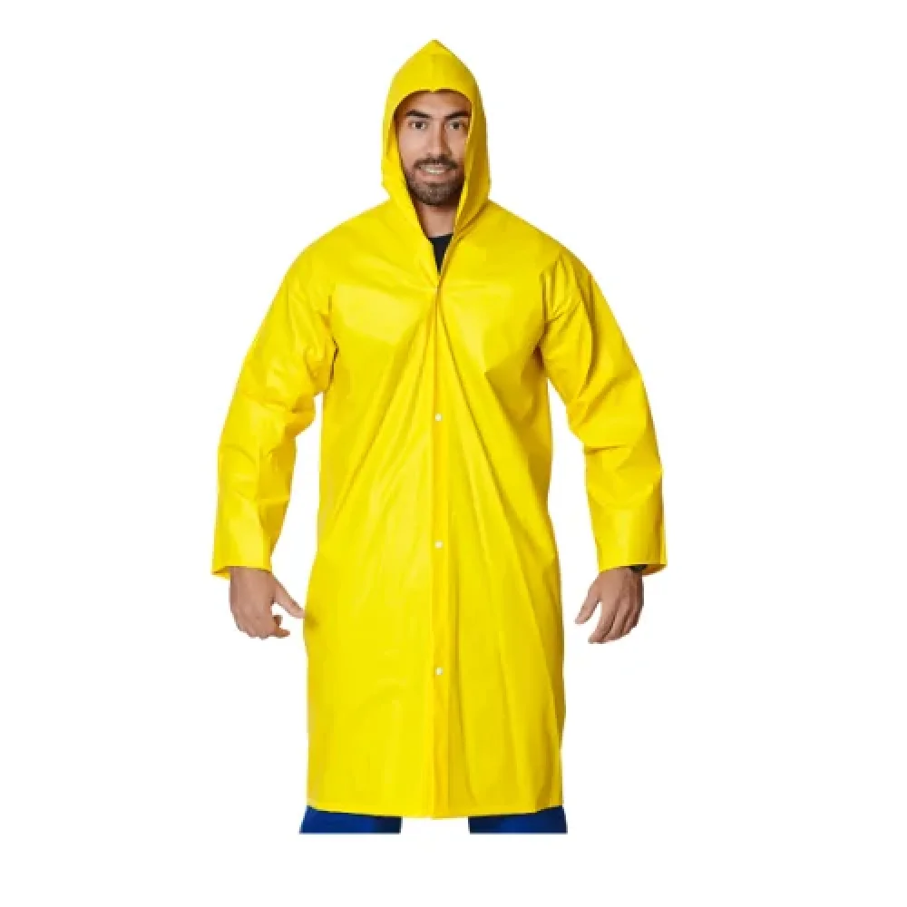 Capa de Chuva de Trevira Forrada Amarela Ca 28449 - Brascamp