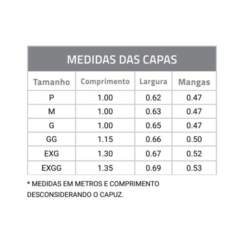 Capa de Chuva em Pvc Forrada Amarela C/Capuz Ca 28449 - Brascamp