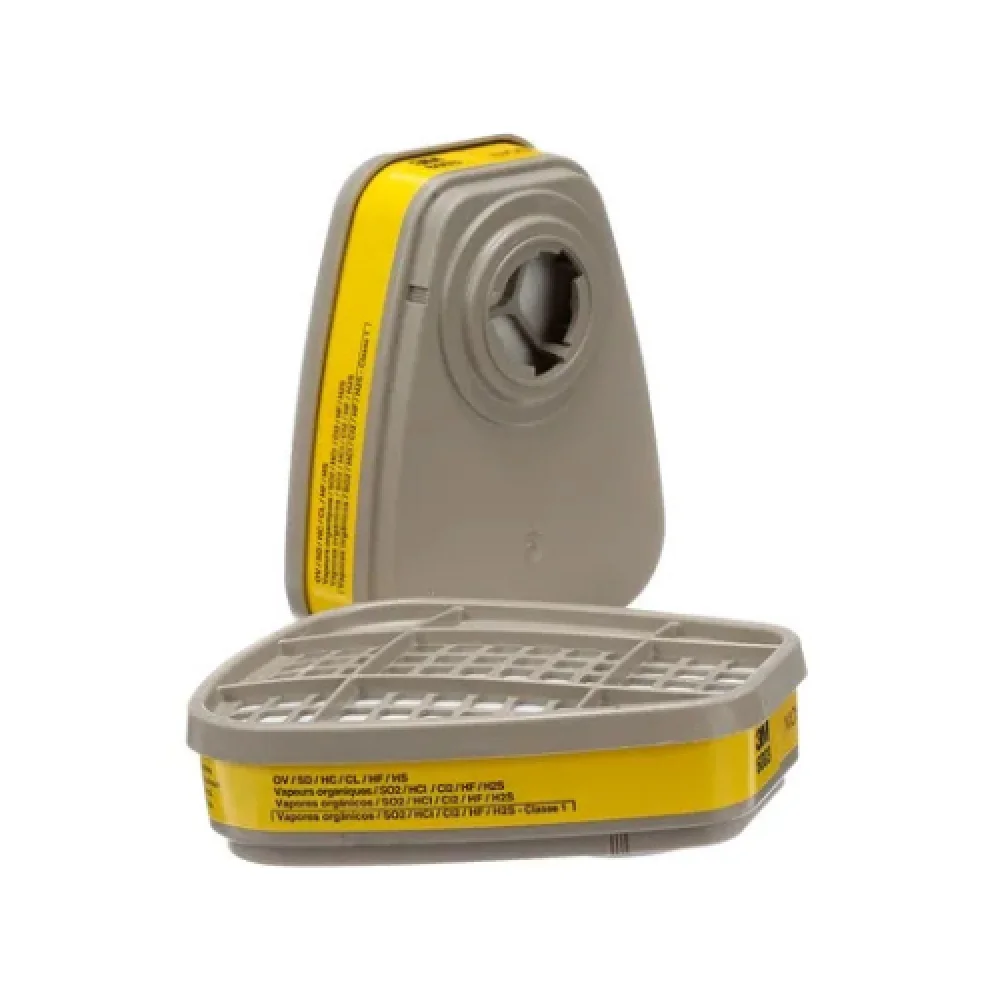 Cartucho Químico P/ Vapores Organicos e Gases Acidos 6003 - 3M