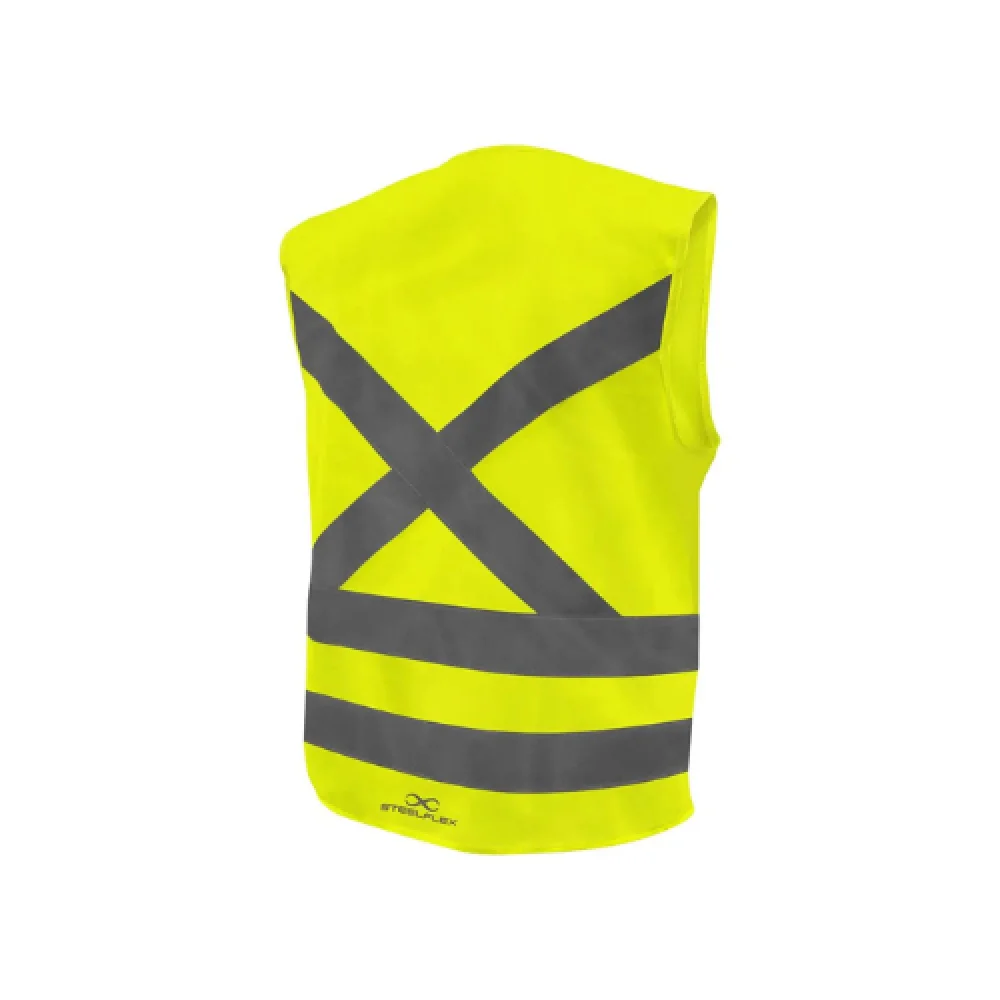 Colete Refletivo de Segurança Verde Fluorescente com 1 Bolso