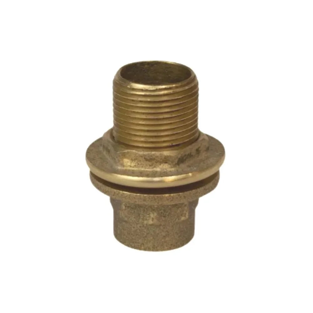 Conector com Flange Curto em Latão 79Mm X 3