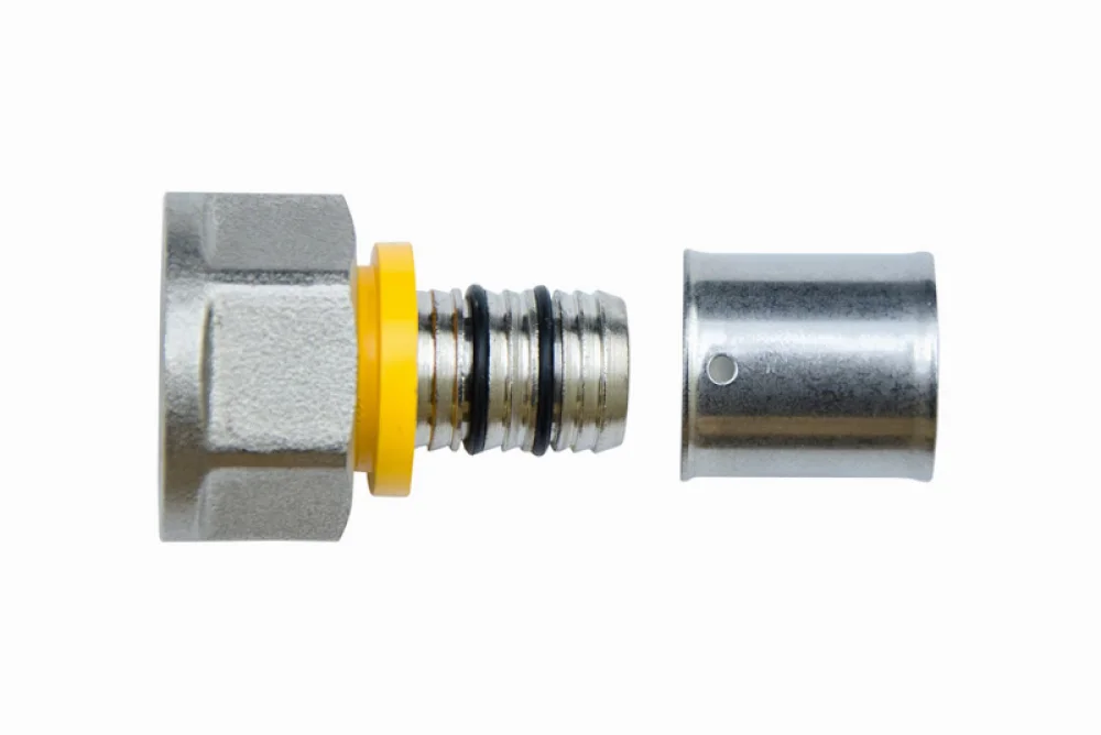 Conector Transição Rosca Fêmea Fixo Pex Multicamadas para Gás 25Mm 3/4