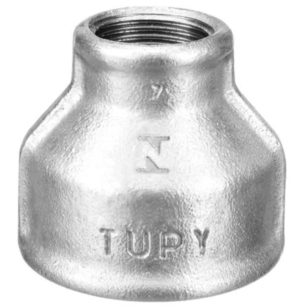 Conexão Luva de Redução Galvanizada 2" X 3/4