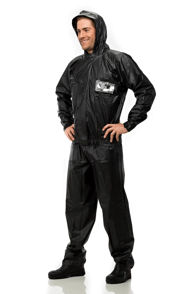 Conjunto Capa de Chuva C/Capuz Pvc Motoqueiro - Pantaneiro
