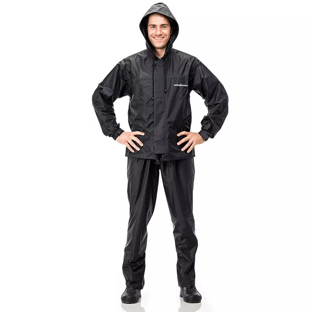 Conjunto Capa de Chuva Nylon Motoqueiro - Pantaneiro