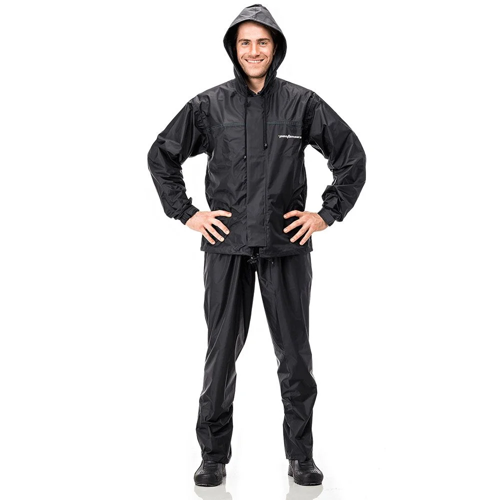 Conjunto Capa de Chuva Nylon Motoqueiro - Pantaneiro