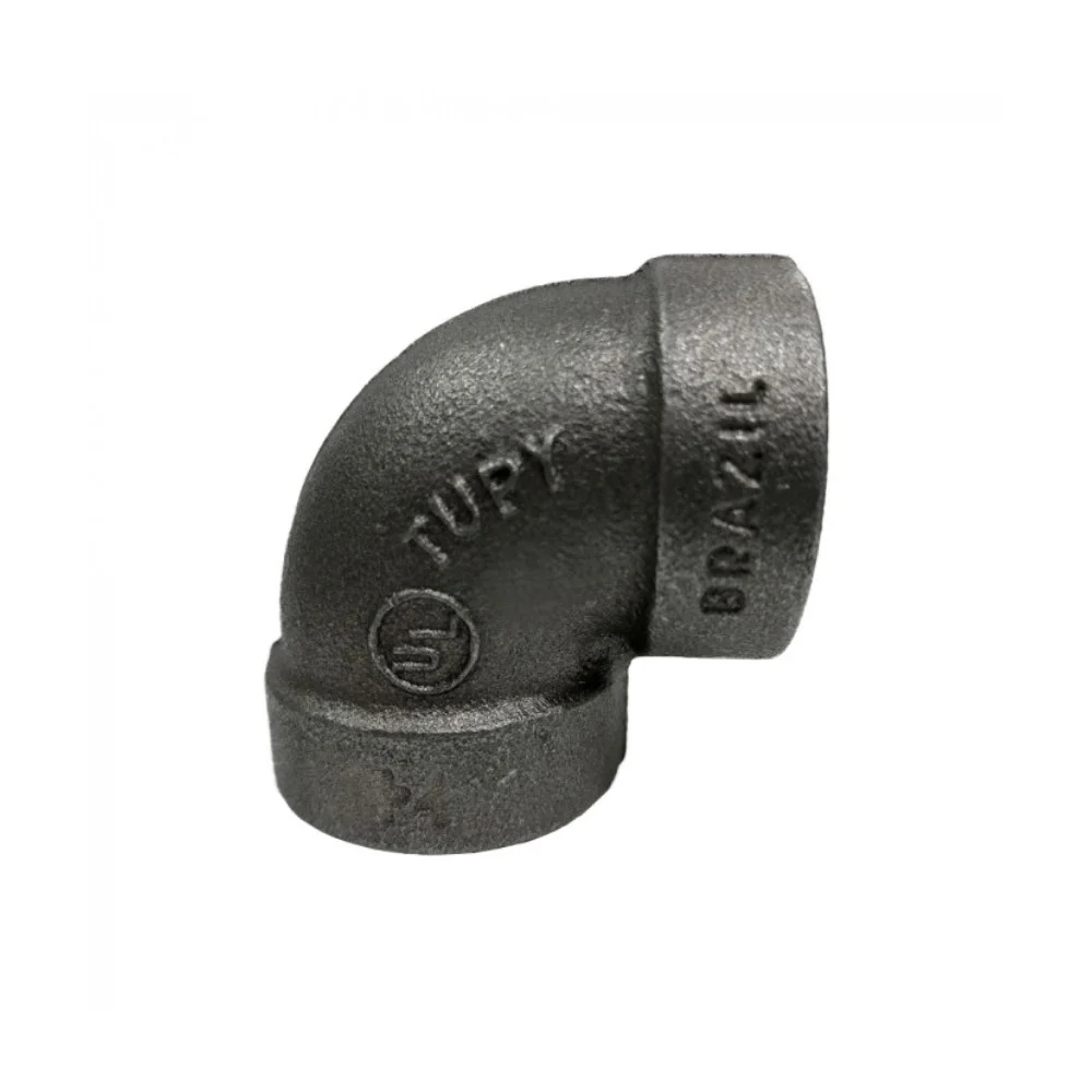 Cotovelo Alta Pressão 300 Lbs Preto Npt 90° 1/2" - Tupy