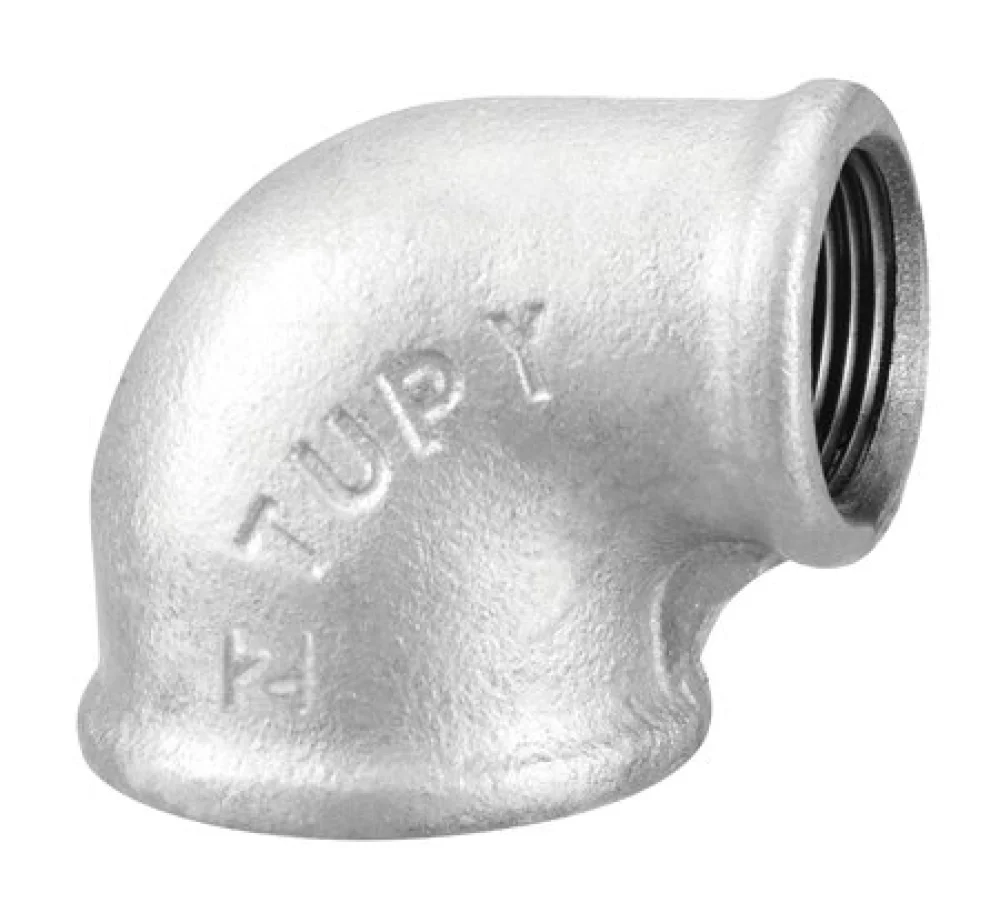Cotovelo de Redução Galvanizado 3/4" X 1/2