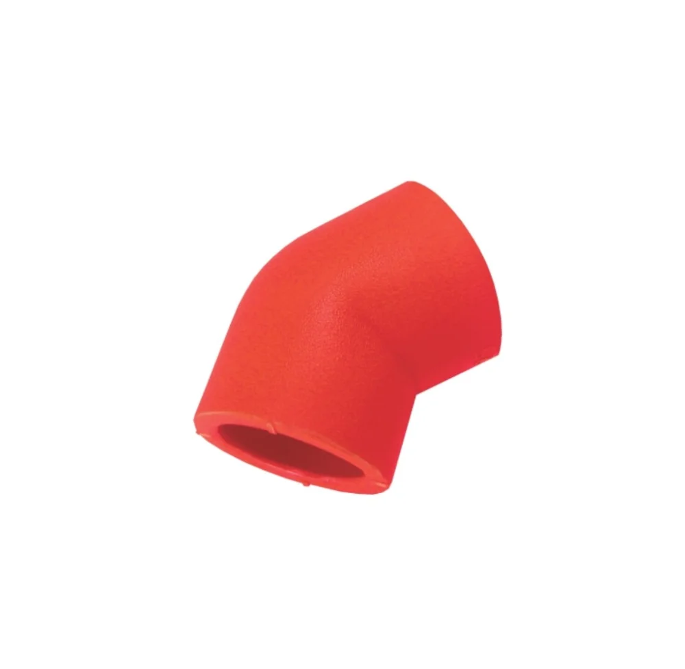 Cotovelo (Joelho) 45° Ppr Vermelho 75Mm