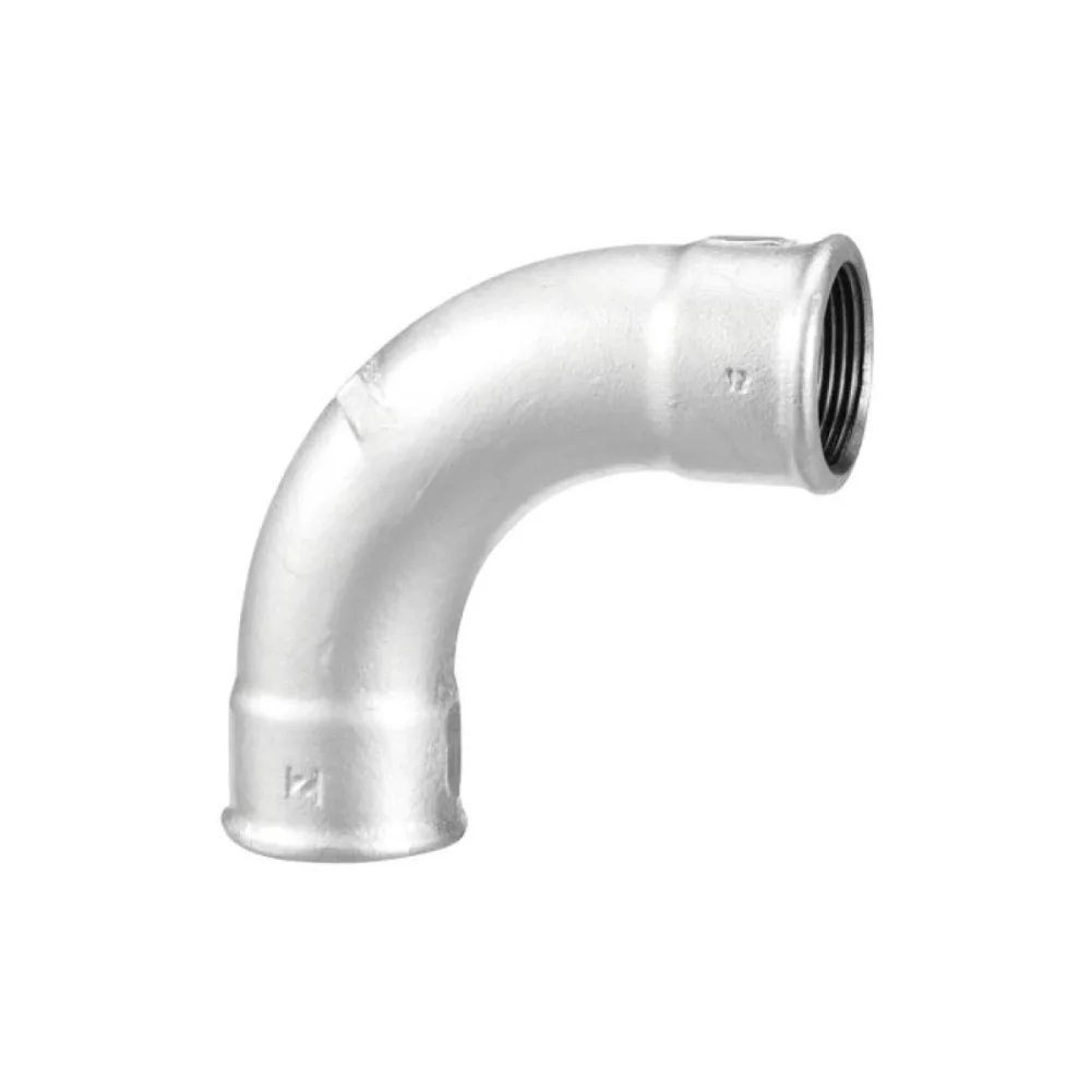 Curva 90 Graus Fêmea Galvanizada 1.1/4 Polegada
