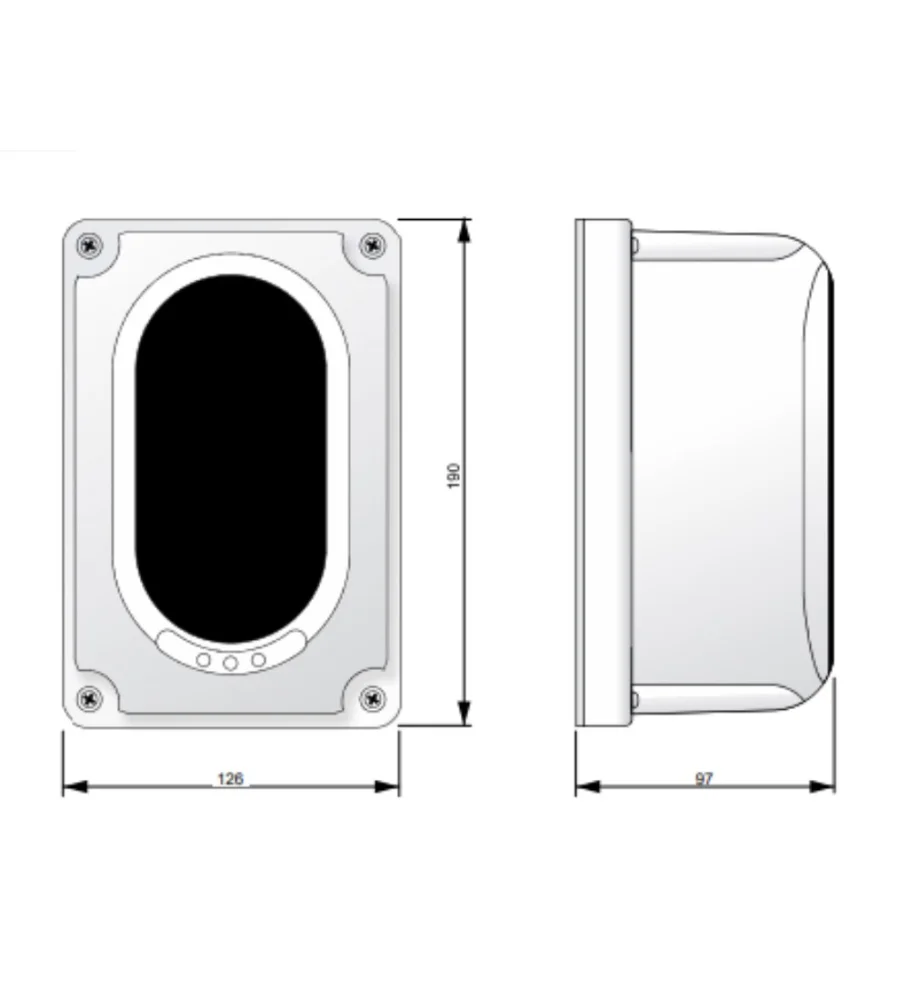 Detector de Fumaça Linear Convencional Ip66 24V Dl8100