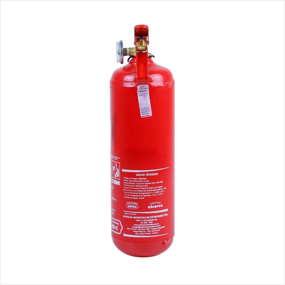 Extintor Veicular PQS 2KG ABC - Máxima - Produtos de Prevenção e Combate à  Incêndios