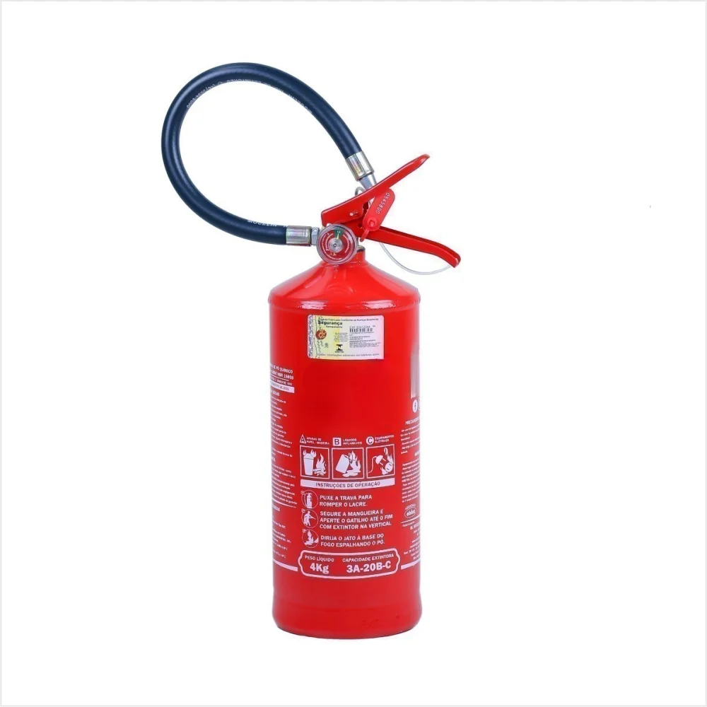 Extintor de Incêndio Portátil Pqs Classe Abc 04 Kg