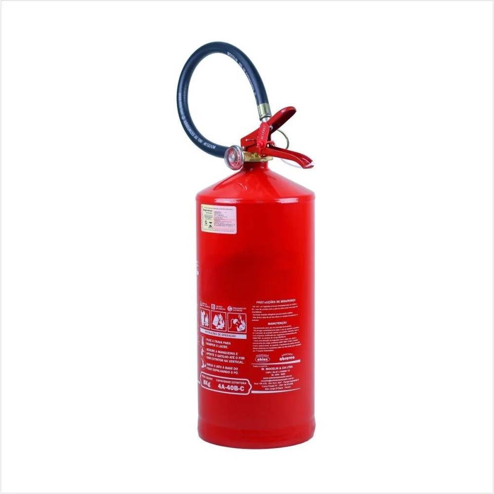 Extintor de Incêndio Portátil Pqs Classe Abc 08 Kg