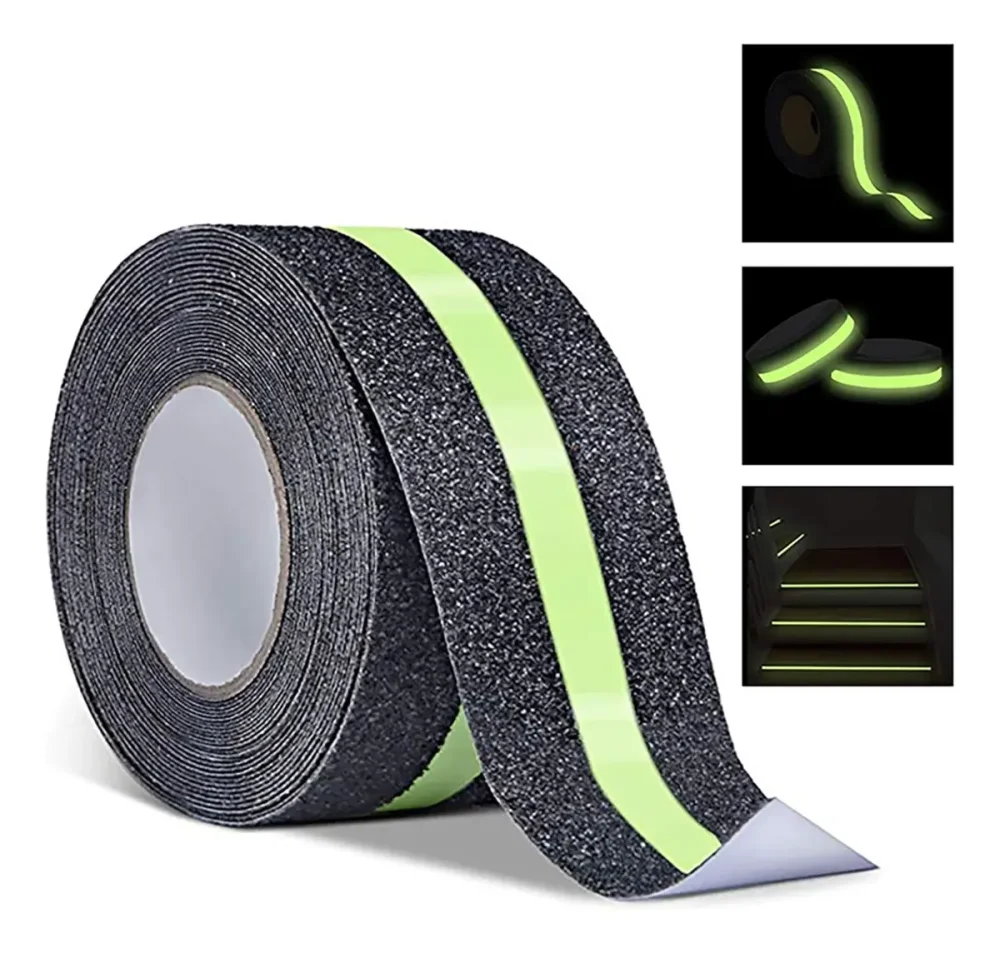 Fita Antiderrapante Neon Fotoluminescente 50Mm X 5M