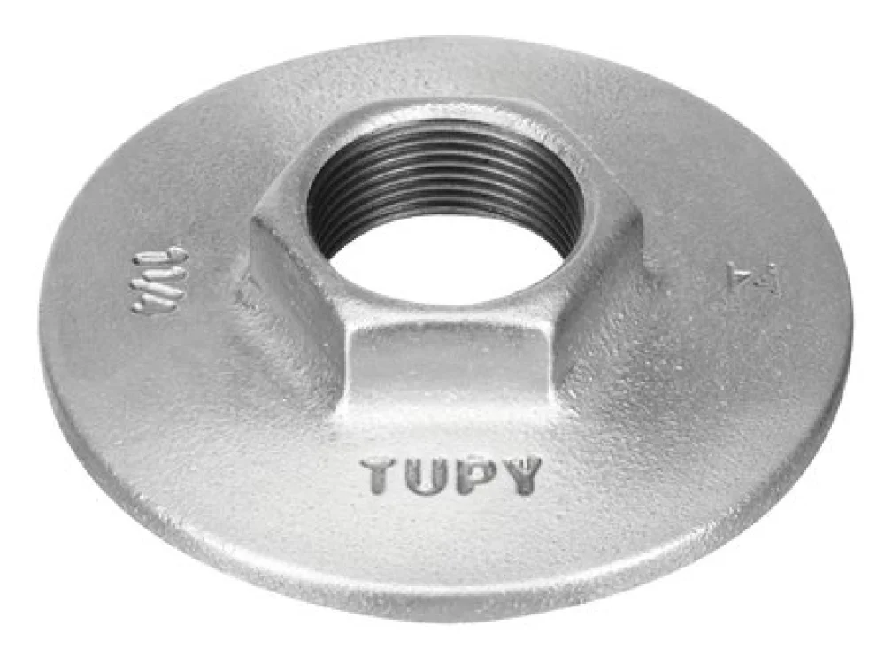 Conexão Flange Galvanizada com Sextavado 1.1/2 Tupy