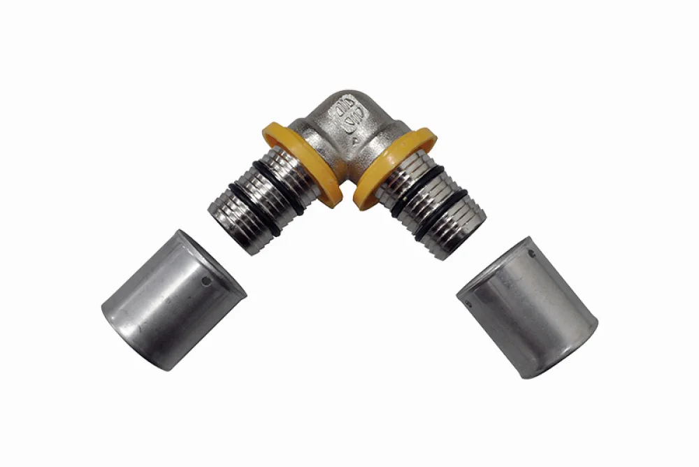 Joelho Cotovelo 90° de Compressão Multicamadas Pex para Gás 20Mm