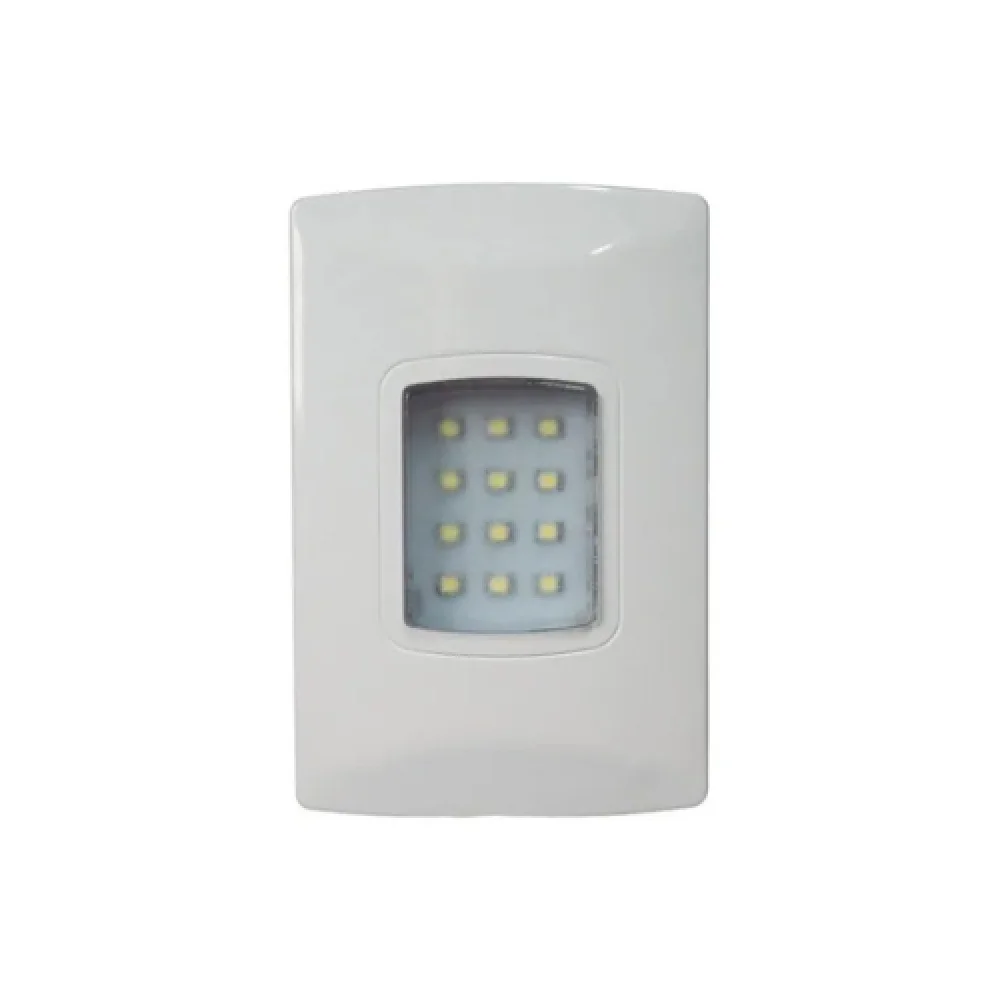 Luminária de Emergência Autônoma Led 100 Lúmens Embutir