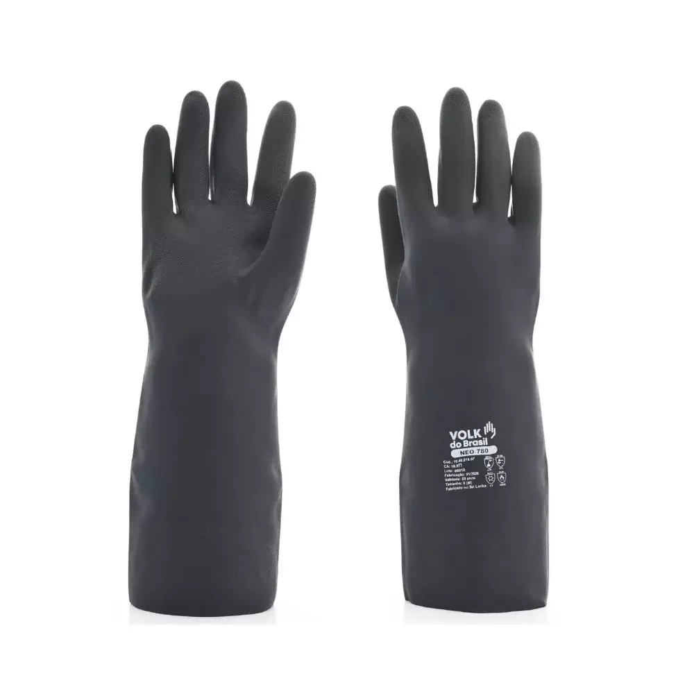 Luva de Neoprene Antiderrapante Volk Neo 780 Multirrisco - Ca 16977
