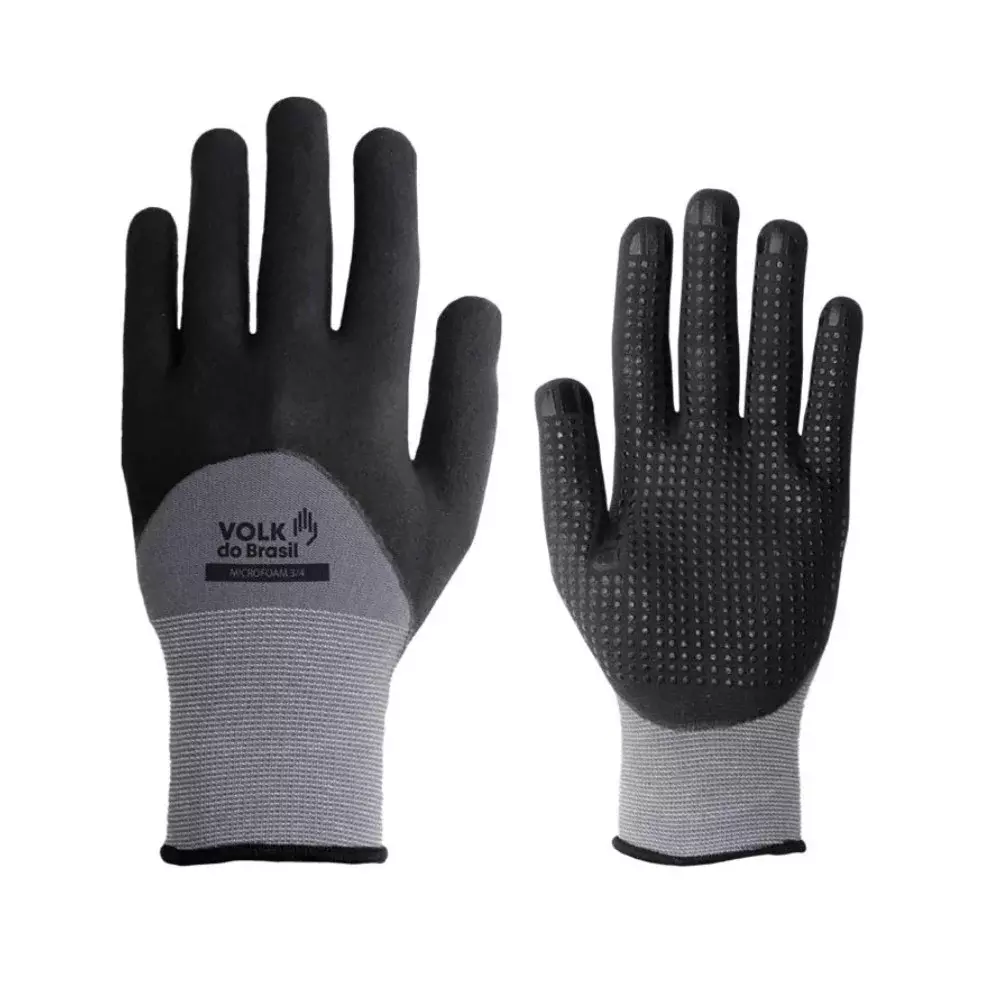 Luva de Proteção Nitrílica Microfoam 3/4 Volk Pigmentada - Ca 37168