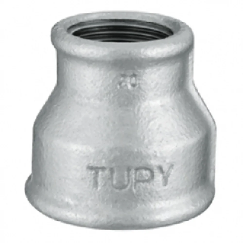 Conexão Luva de Redução Galvanizada 4" X 2.1/2