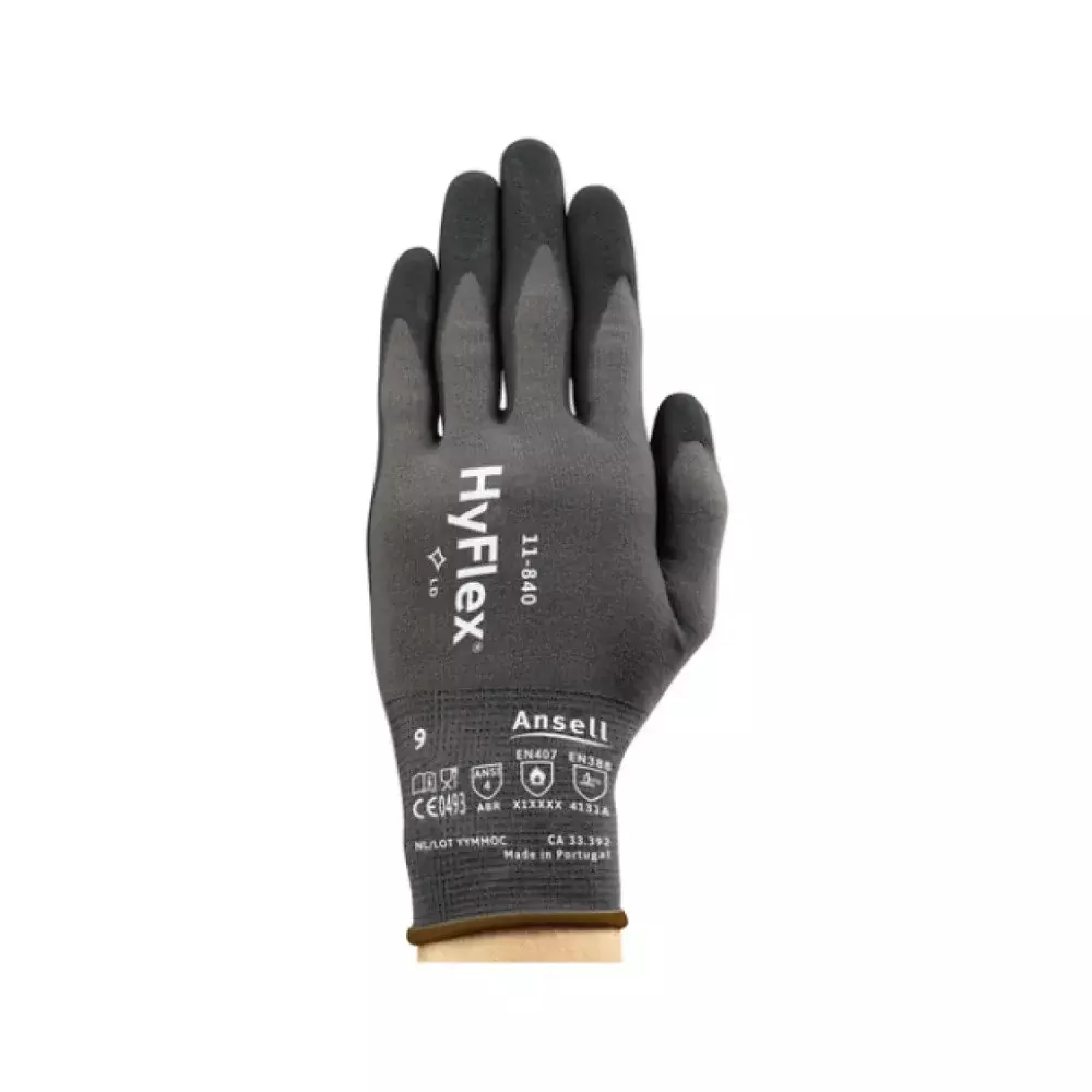 Luva de Segurança Ansell Hyflex 11-840 Nitrílica Ca 33392