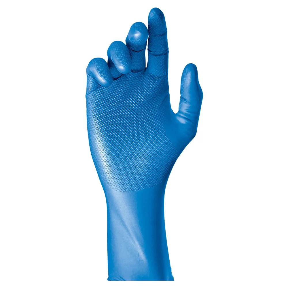 Luva Látex Bland Azul Superglove - Super Safety