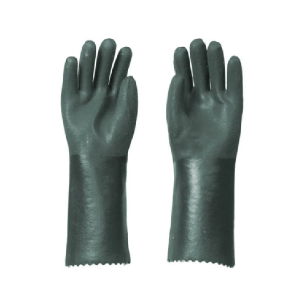 Luva Pvc Forrada com Palma Áspera - 36 CM - Ca 49057 - Safex