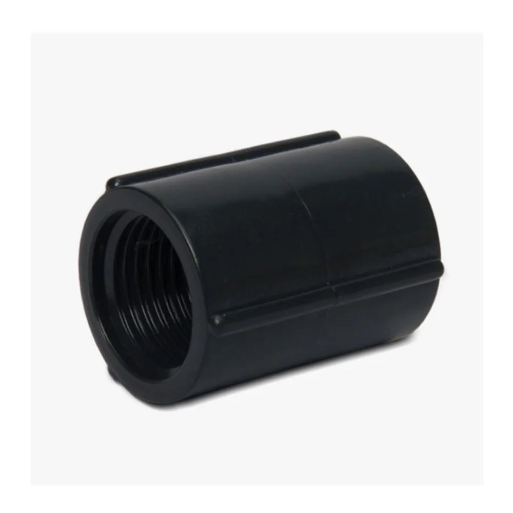 Luva Pvc Preto com Rosca para Eletroduto 1"