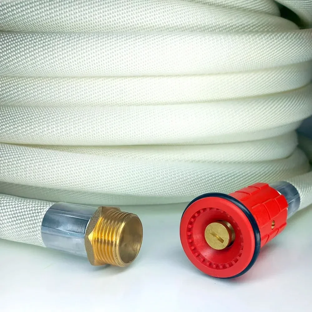 Mangueira Mangotinho Semi-Rígida 1 Polegada 20 Metros com Esguicho Regulável