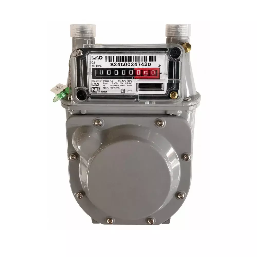 Medidor de Gás Modelo G.1 – 3/4" Bsp Lao