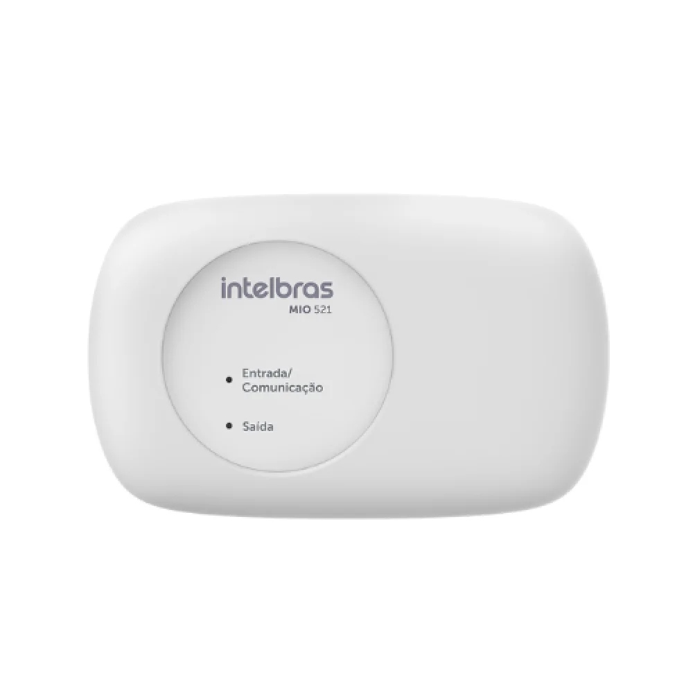 Módulo de Entrada/Saída Endereçável Mio 521 Intelbras