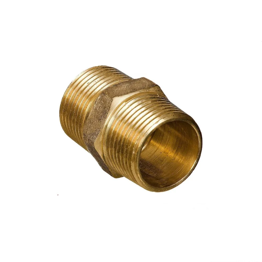 Niple Duplo Bronze 1" Bsp