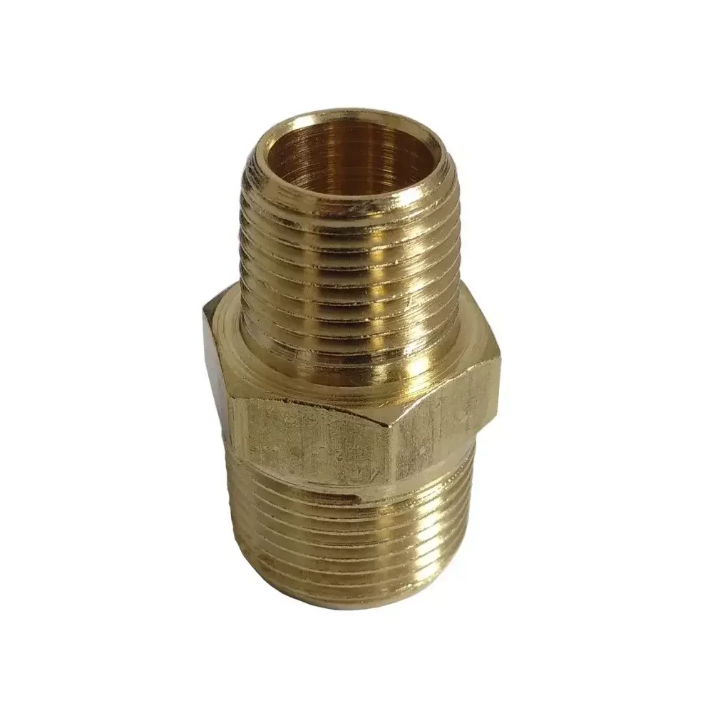 Niple Duplo Bronze 1/2" Npt