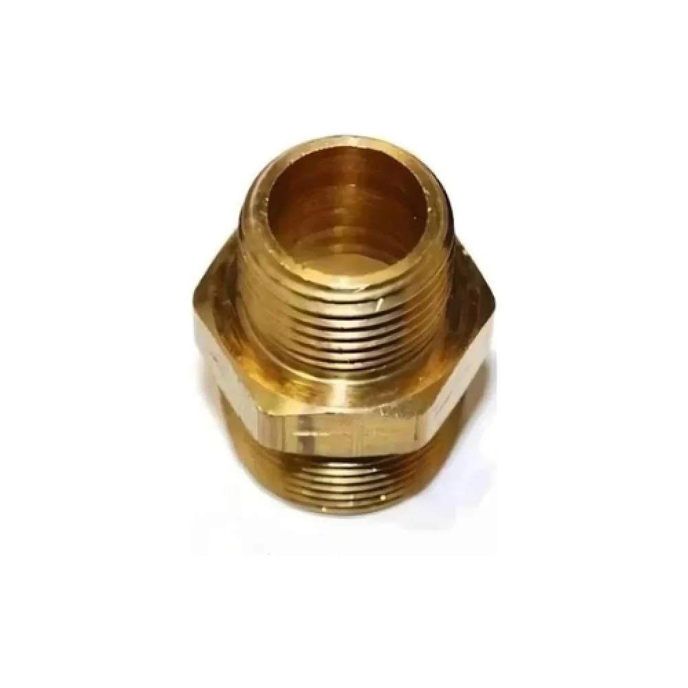 Niple Duplo de Redução em Bronze 3/4 X 1/2 Bsp