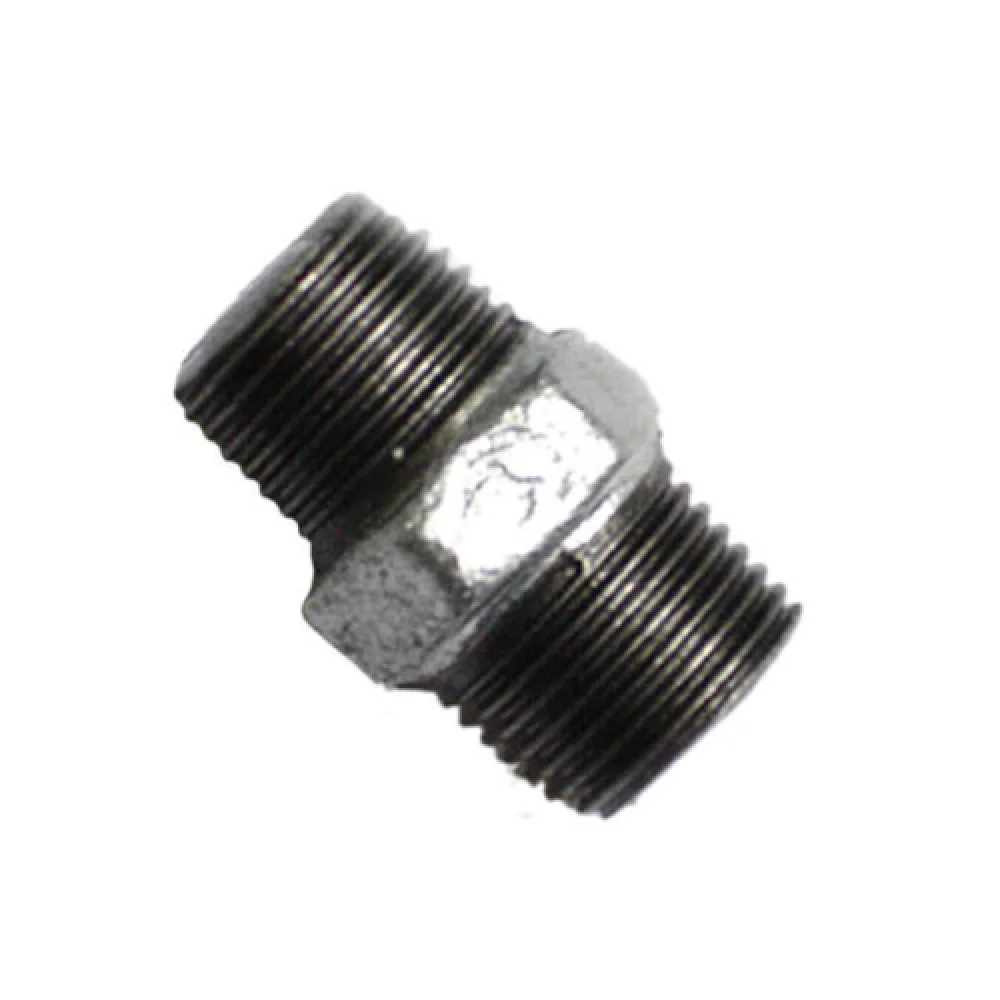 Niple Duplo de Redução Galvanizado 1/2 X 1/4"