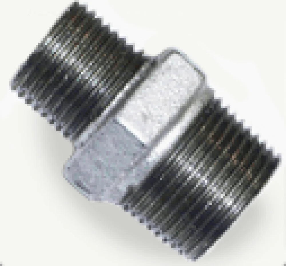 Niple Duplo de Redução Galvanizado ½" X ¼"
