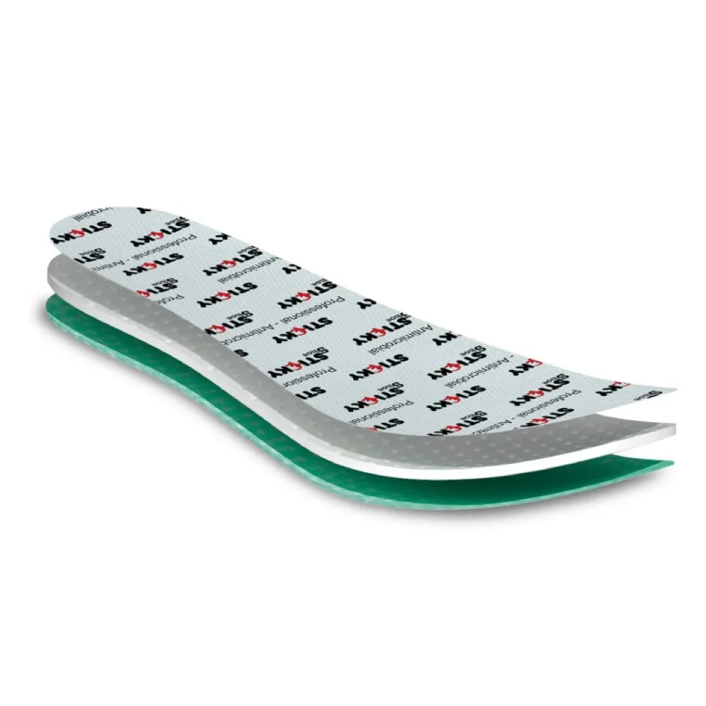 Palmilha Sticky Shoes 3 Camadas Antimicrobiana Absorção de Impacto