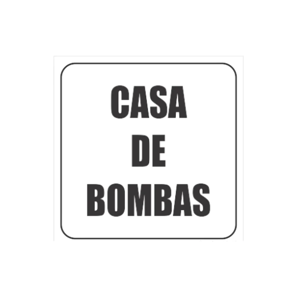 Placa "Casa de Bombas"
