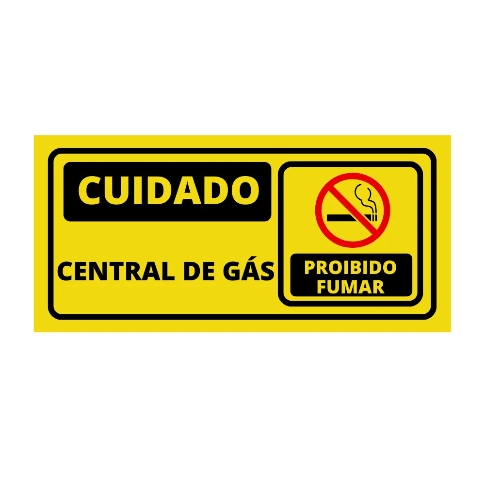 Placa Central de Gás Pvc 1Mm 50X20Cm