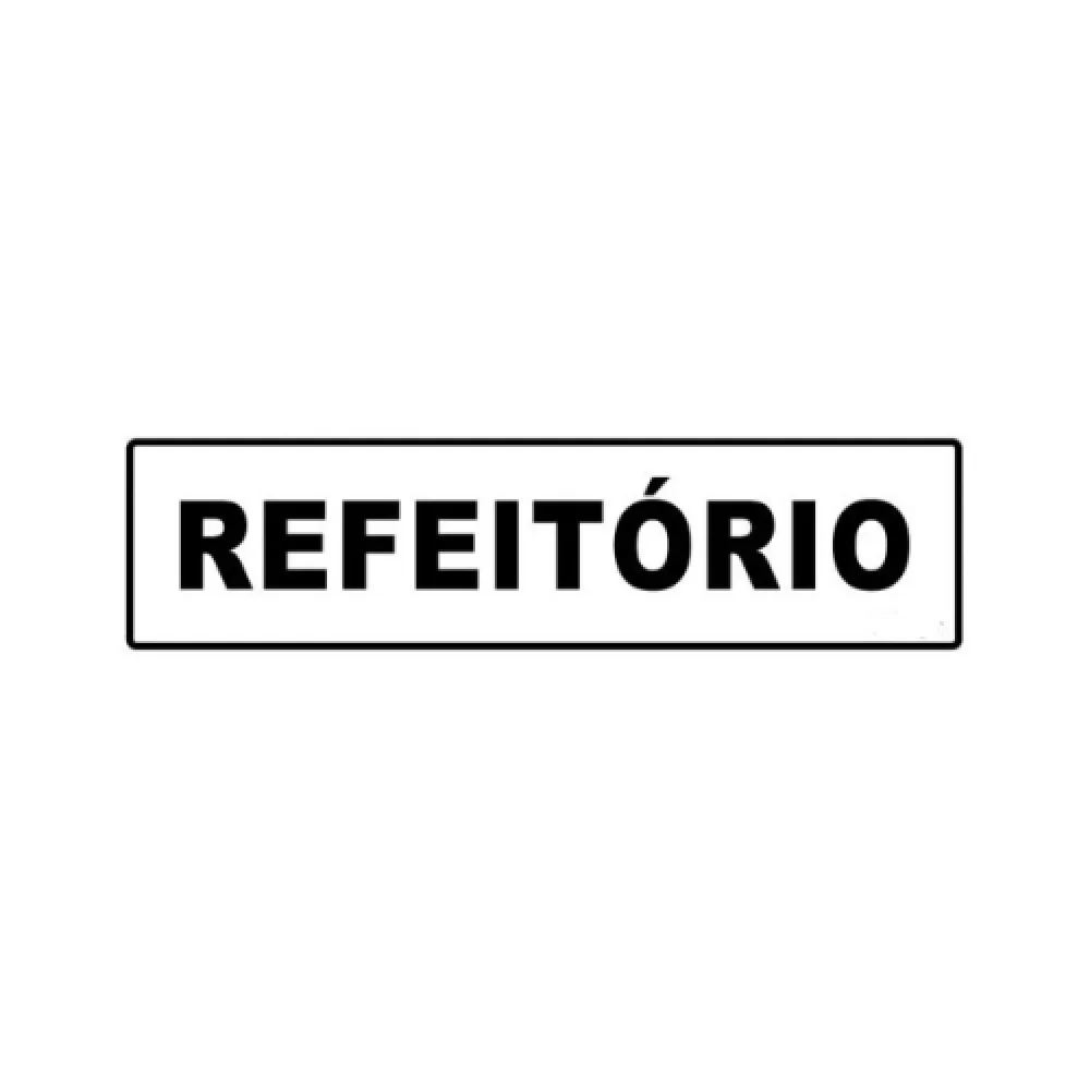 Placa Refeitório